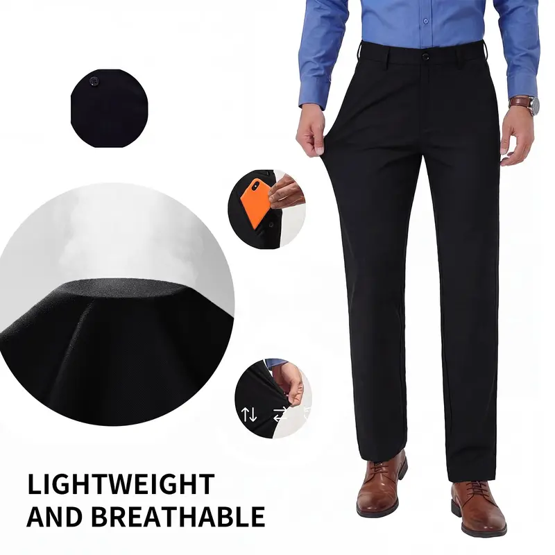 mens dress stretch pants - TikTok Shop