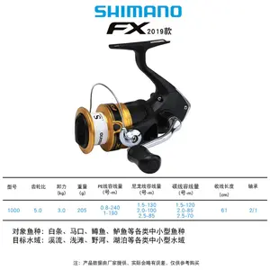 SHIMANO 19 FX Spinning Reel with Metal Spool