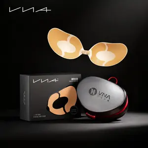 VNA Sticky Bra Push-up Strapless Reusable more than 30 times & Invisible Adhesive Bra for Backless Dresses