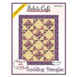 Tumbling Triangles - Three Yard Quilt Pattern