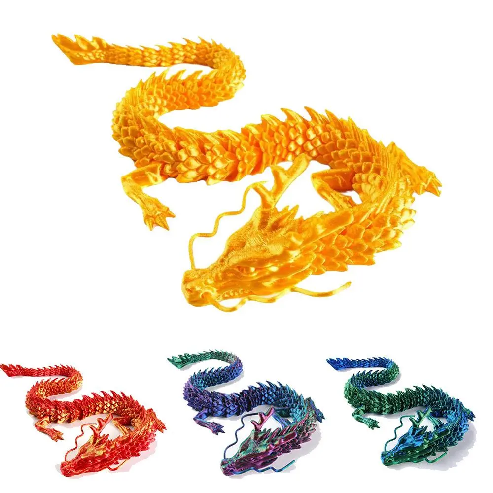 3D Printed Dragon Model, 1 Count Creative Desktop Decoration, Home Decor Ornament for Living Room, Bedroom, Office, Car, Vanity Decor Accessories,Boys & Men gifts