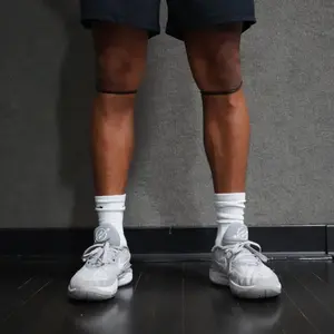 Patella Bands - Knee Pain Relief, TendonSupport Strap, Ergonomic Design, Non-Slip,Waterproof, Durable, One Size Fits All, Black/White/Tan/Pink/Gray/Blue/Red