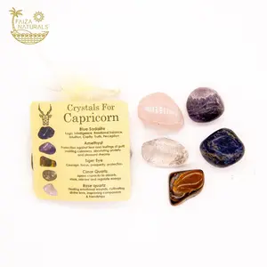 Zodiac Crystals for Capricorn 5 pieces Set