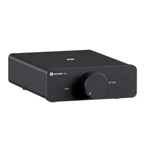 Fosi Audio V3 Stereo Amplifier Home Audio HiFi Mini Amp with 32V PSU 300 Watts x2 TPA3255 Class D for Passive Speakers