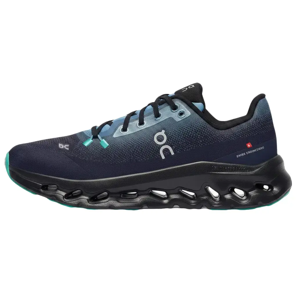 ON Cloudtilt 'Dust Midnight' Men's Lace-Up Sneakers, All Seasons, Breathable Comfort, CloudTec Cushioning, Engineered Upper, Impact Absorption, Responsive Ride for Everyday Walking & Travel, Modern, Adaptive Fit, Casual, Sleek Silhouette, Muted Colors, Ev