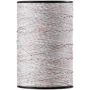 2625 Ft 800 M Electric Fence Wire Polywire For Horses, Cattle, And Livestock - High-Quality, Weather-Resistant Poly Wire For Perimeter Fences, Easy Install, Safe Containment, Farm And Ranch Agriculture Equipment
