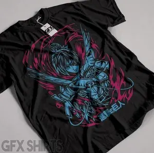 Attack On Titan Hange Zoe Levi Eren Anime Graphic T-Shirt All Sizes, Anime Unisex Graphic Printed Cotton Tee Casual Top For Anime Lover, Classic Menswear Outfits
