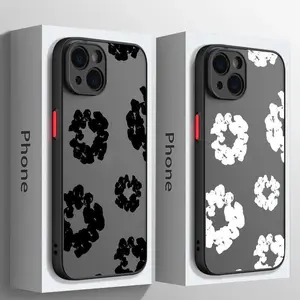 Luxury D-Denims T-Tears Phone Case for iPhone 6 6s 7 8 X XR XS Max 11 12 13 14 15 16 17 Pro Max Plus Matte Clear Back Cover, Shockproof Slim Fit Durable Protective