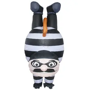Inverted Prisoner Inflatable Costume, Adult Fun Blow-up Outfit