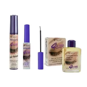 Prosa Maxi Volume Mascara, Eyeliner, and Serum Eyelash Oil. Set of 3
