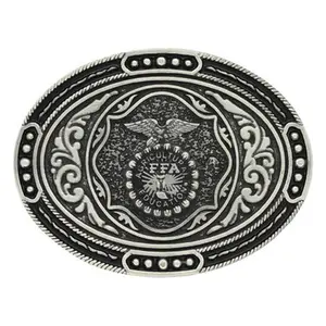 Montana Silversmiths Classic FFA Antiqued Attitude Buckle A693S