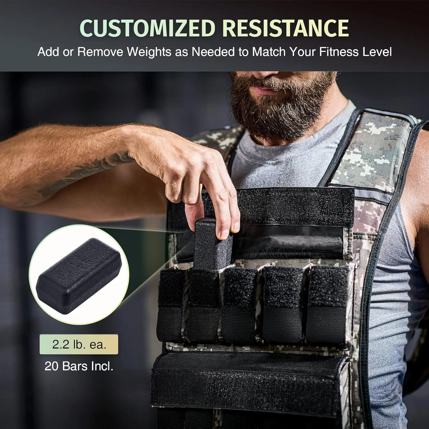 Bars Incl.-Black-45lbs