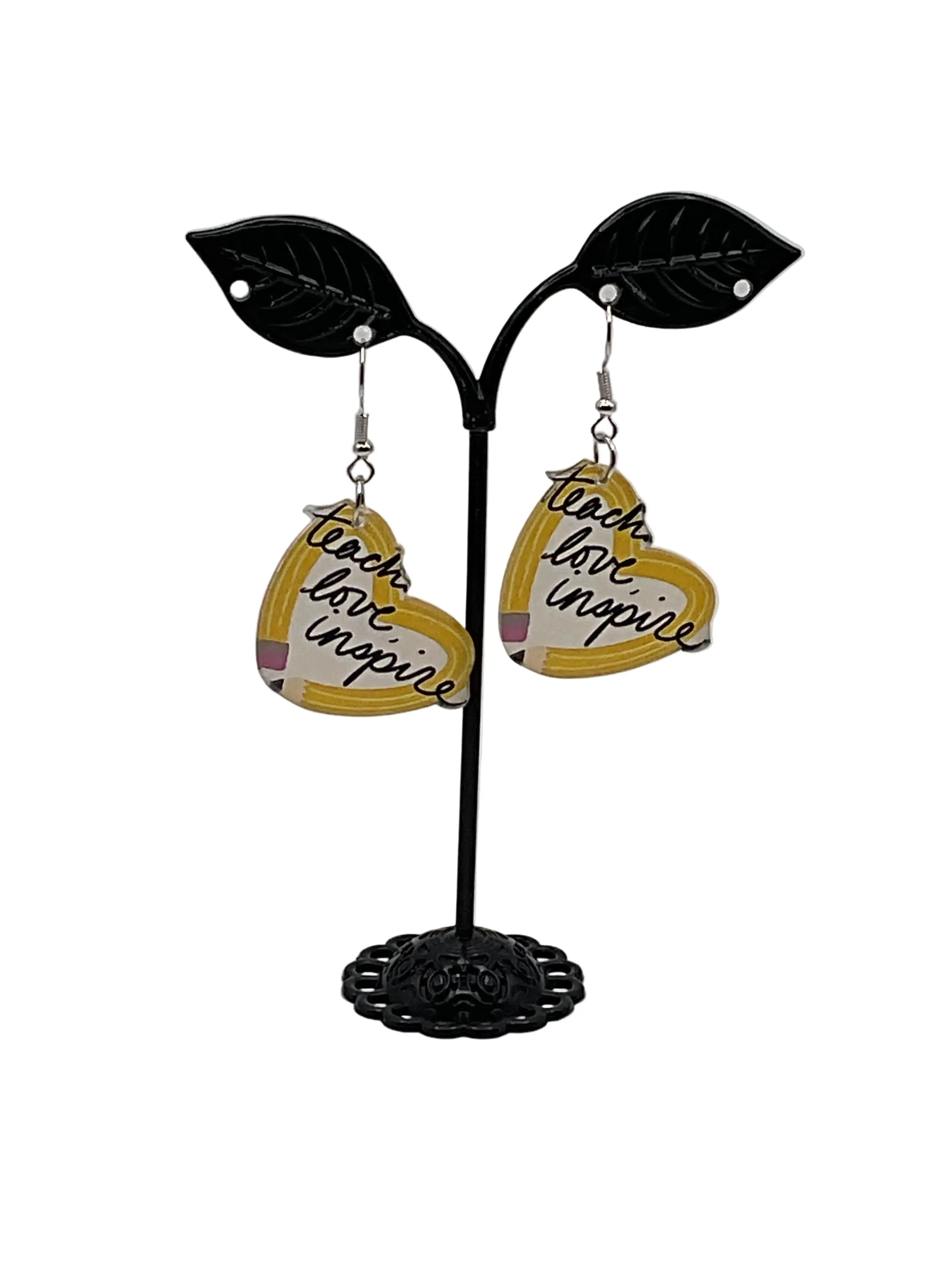 Teach,Love and Inspire Earrings