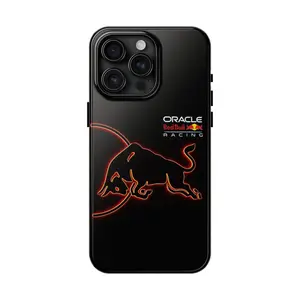 Red Bull Charging Bull Sports Edition Case | Matte Navy Blue for iPhone 17 - 11 Pro Max Plus Mini X XR XS 7 8 Plus or SAMSUNG GALAXY S25 - S21 Ultra Plus