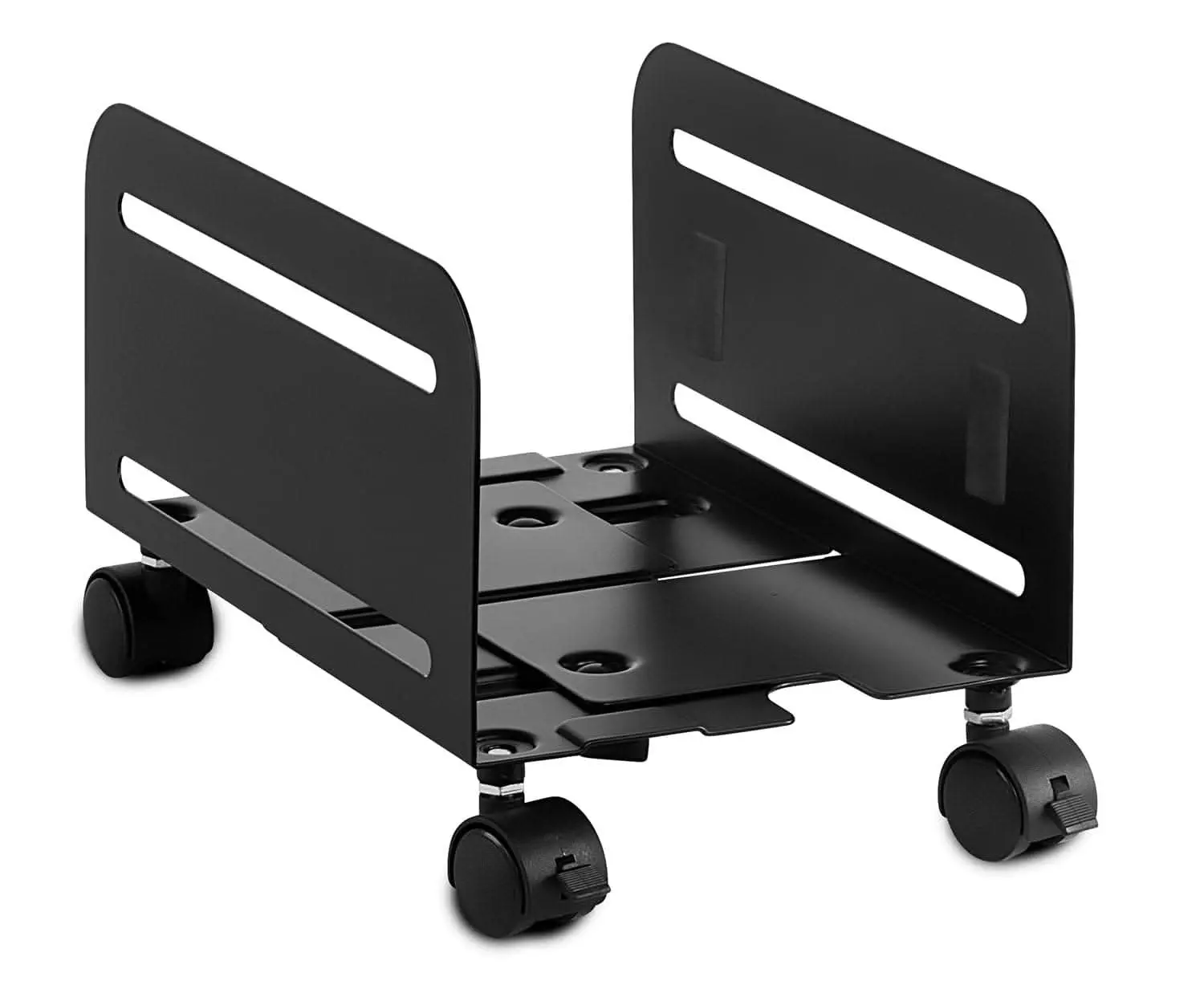 Mount-It! PC Stand with Four Casters - Portable Monitor Riser for Enhanced Portability