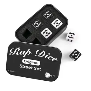 Rap Dice (6-Piece Dice Street Set) - 6 Sided Dice