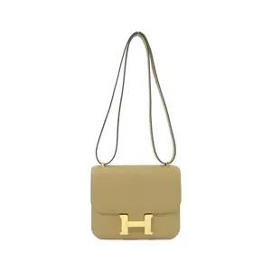 Pre-owned HERMÈS Calfskin Shoulder Bags Hermes Constance3Mini Epsom shoulder bag