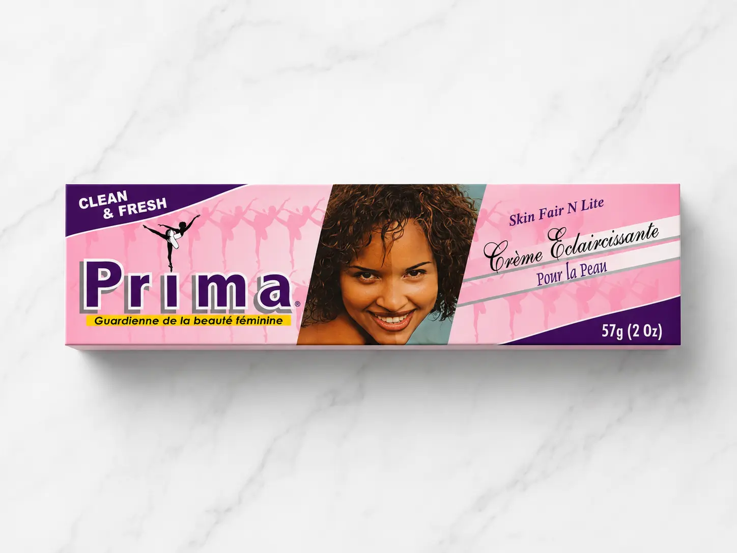 Prima Cream for Face and Body Skin Fair N Lite Crwme Edouussance Pour la Peau 57g Fresh Clean Fresh