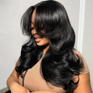 Recool Hair Pre-styled Butterfly Layered Hair Cut Loose Body Wave 6×5 Lace Pre Everything Human Hair#DealsForYouDays