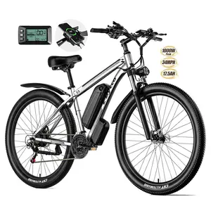 E·Bycco 29” Electric Bike for Adults, 48V 17.5AH Battery, 750W Peak 1000W Electric Mountain Bike, Up to 70 Miles 34MPH Ebike with 21-Speed, Electric Bicycle E-Bike for Commuter, UL 2849 Certified