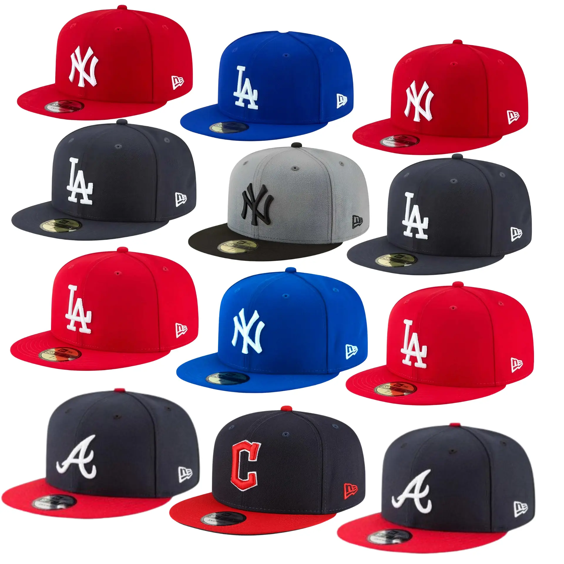New Era MLB Los Angeles Dodgers & New York Yankees 9FORTY 59FIFTY Baseball Cap – Fitted Snapback Gorras Unisex, Premium Streetwear Baseball Hat for Men Women, Adjustable Curved Brim Trucker Style, Moda Urbana USA 2026,Trending TikTok Headwear