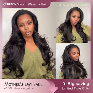 [Must-Have Wig] Wavymy Pre-Styled Butterfly Cut Layer Yaki Straight Natural Wave V Part&Half Wig Beginner Friendly Glueless No Lace Easy Install 250% Density 100% Human Hair Natural Realistic Hairline Comfortable Protective Styling Daily #SummerVibes