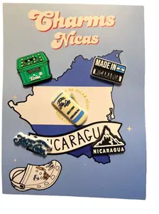 Pines y Charms Nicaragüenses - 5 Pines – Accesorios con Identidad Nica