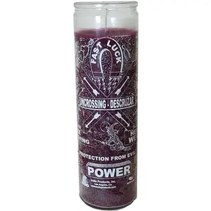 Uncrossing 7 Day Jar Candle Purple — Spiritual Cleansing &amp; Jinx Removal