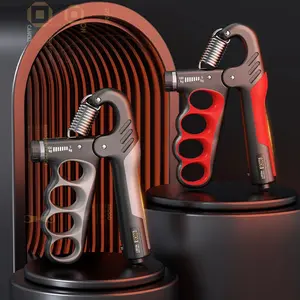 Adjustable Count Grip Strengthener, Muscle Exercise Fitness Hand Strength Trainer, Adjustable Resistance Gripper for Home Workout, Hand Grip Exerciser
