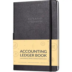 Accounting  Book - Columnar Log Journal for Personal Use & Small Business Bookkeeping - Expense Log to Track  Operations - Large Format, 7x10?, 4,712 Entries Total (Black)