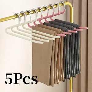 Goose-Shaped Plastic Pants Rack, Anti-Slip Z-Shape Hanger, No Scratch Clothes Organizer, Wardrobe Storage Hook, Closet Hanging Holder