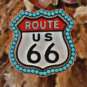 Ranchy Fresh Route 66 Car Freshie - Handmade Aroma Beads for Car, Bathroom, Closets & Campers - Luxury Scent Adventure - Decorative & Functional
