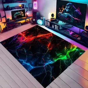 Neon Rug, Gamer Rug, Neon Design Rug, Neon Decor, Game Rug, Neon Colorful Rug, Neon Game Rug, E-Sport Rug, Neon Look Rug, Gaming Room Rug