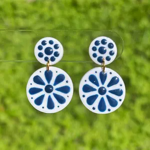 Talavera Circle Dangles