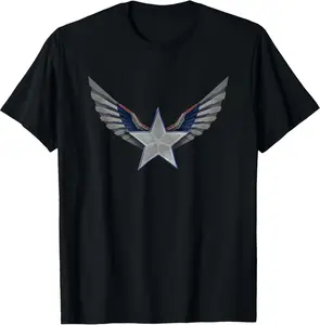 MCU Avengers Studios Captain America: Brave New World Winged Star TShirt 45745 1871
