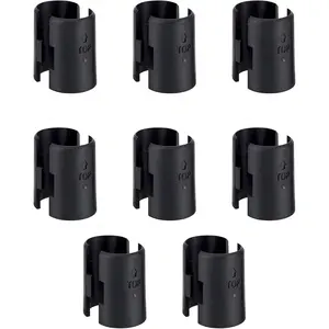 Wire Shelf Clips 16 Pack Wire Rack Lock Clip Replacements for 3/4 Inch Post Fit for Wire Shelving Sleeves System