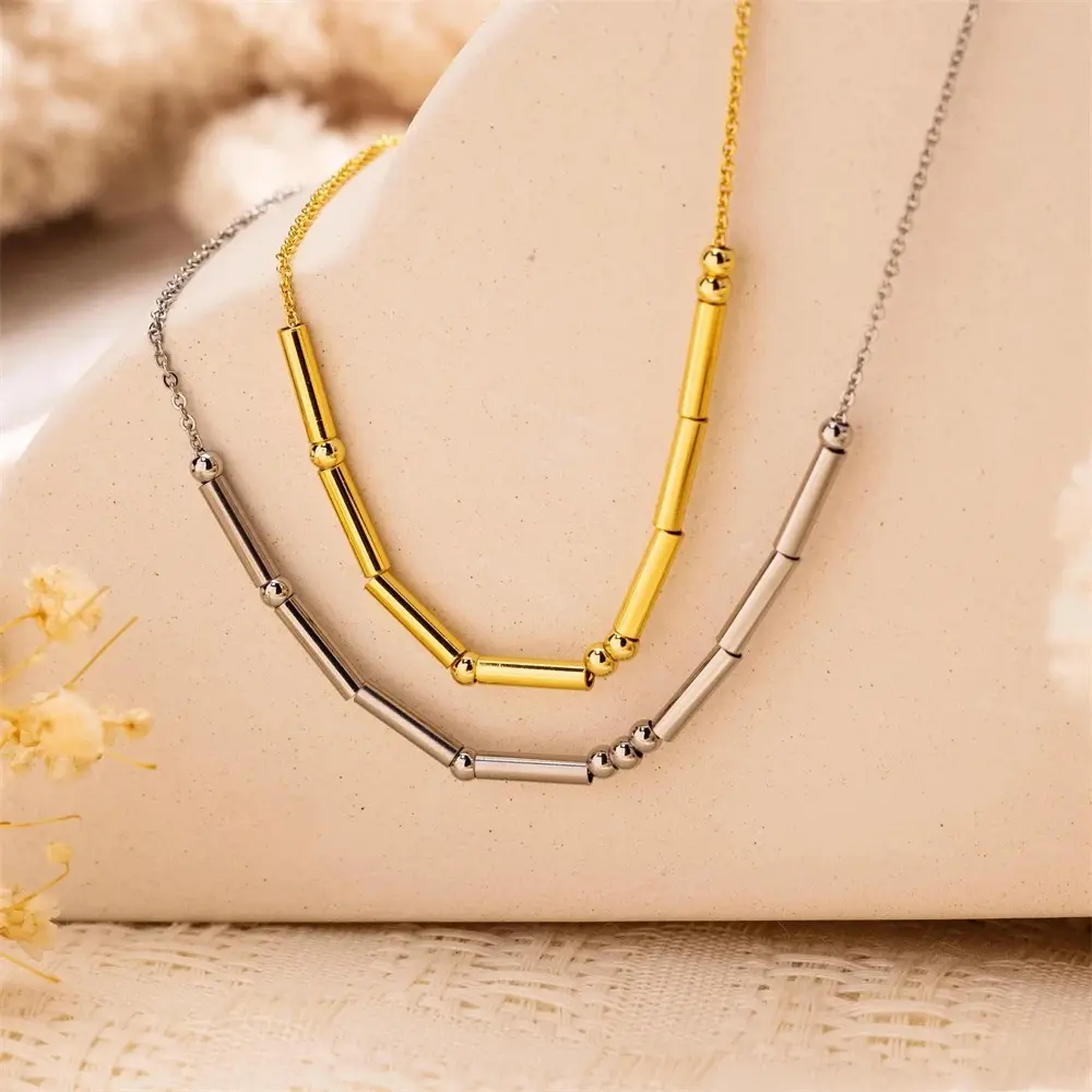 Personalized Morse Code Name Necklace for Women - Custom Initial Secret Message Waterproof Stainless Steel Choker, Fashion Costume Jewelry Necklaces, Necklaces For Women
