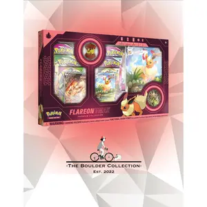 Pokemon TCG: Flareon VMAX Premium Collection Box