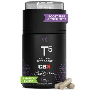 HPN T(5) Test Optimization Booster | Natural Test Supplement with Testofen | Increase Endurance & Energy - 81 Capsules - 1 Month Supply