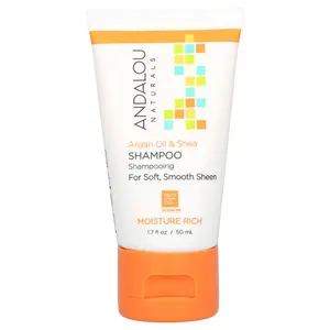 Andalou Naturals Shampoo, Argan Oil & Shea, 1.7 fl oz (50 ml)