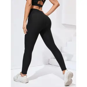[High-Elasticity Leggings] High-Elasticity Women's Yoga Leggings |   Solid Color, Tight-Fit, High-Warmth, Ideal for Running, Fitness & Outdoor Activities, Warmth Enhancing Fabric, Smooth Texture