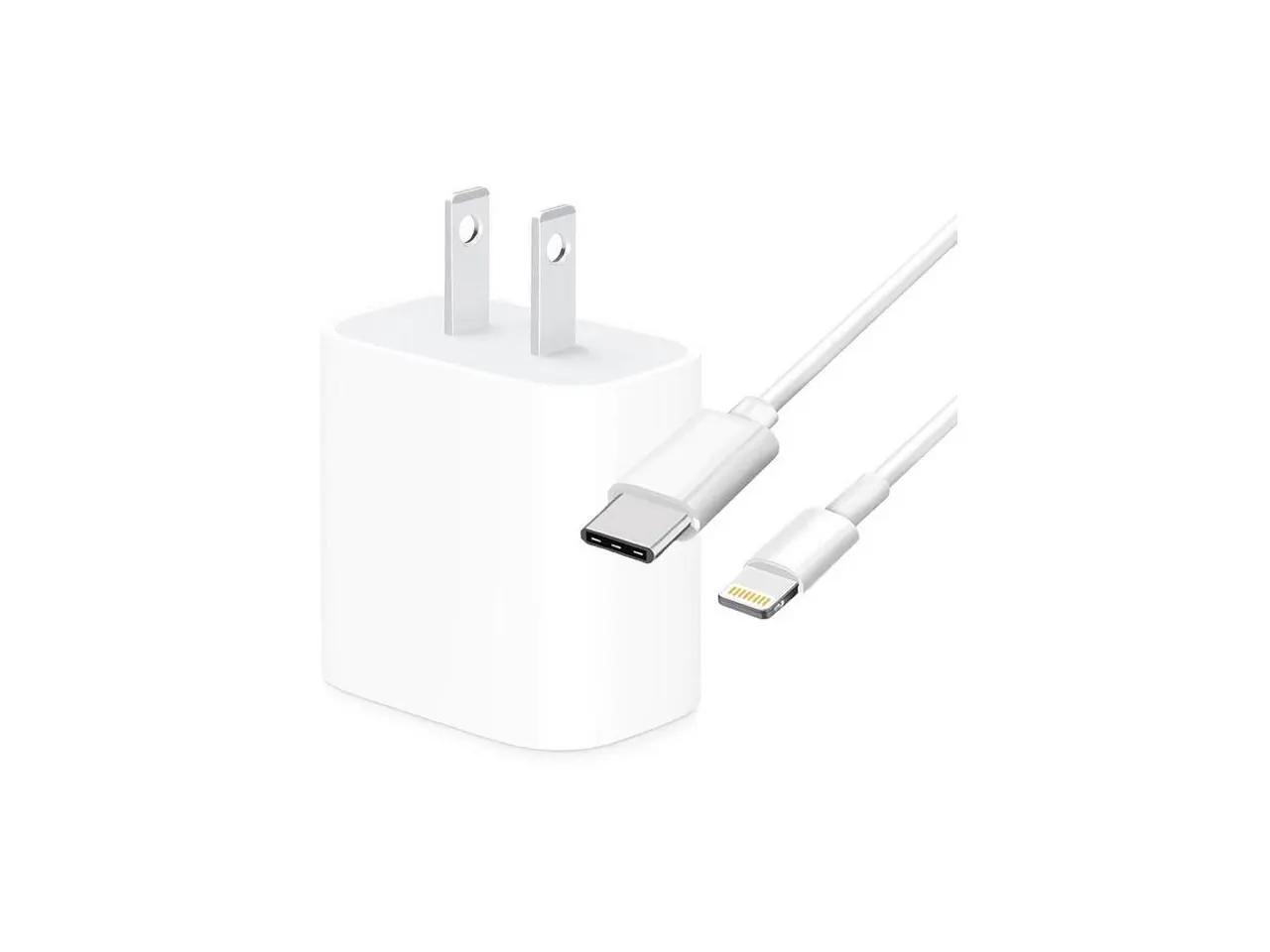 4XEM 4XIPHN11KIT3 White iPhone 11 Kit with 20W USB-C Charger and 3FT USB-C to 8-Pin Cable