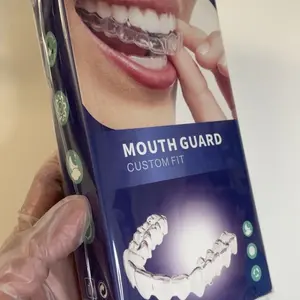 Custom Fit Mouth Guard for Teeth Grinding at Night - 4 Pcs EVA Moldable Night Guards for Adults & Teens - Thickened Design Safe Soft Comfortable Reusable Design with Carrying Case - Stop Teeth Clenching & Jaw Pain