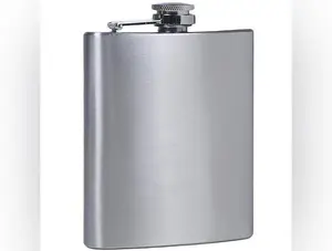 Silver Stainless Flask