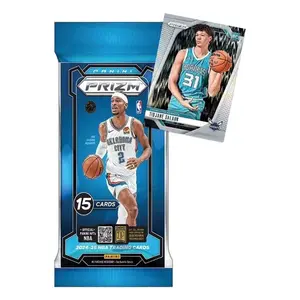 Two Pack Lot of 2024/25 Panini Prizm Basketball Jumbo Value Fat Packs (3 RWB Parallels)