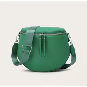 West Large Fanny Pack  Crossbody Sling Bags with Adjustable Strap and Coin Purse