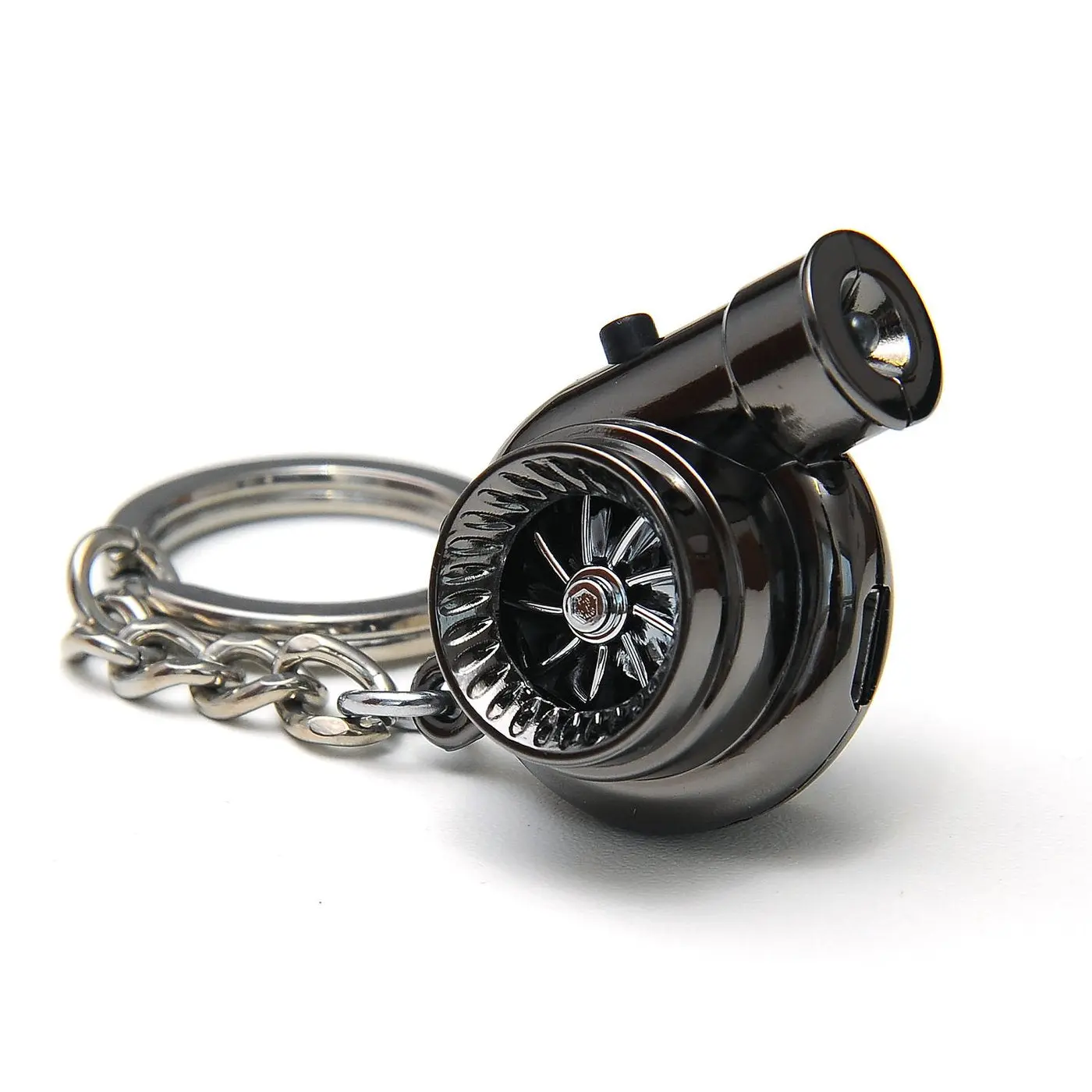 Boostnatics Electric Turbo LED Keychain w/ Sounds (Black) Boostnatics Electric Turbo LED Keychain w/ Sounds (Black)