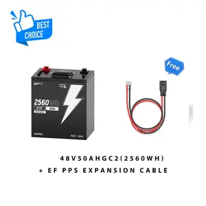 【New arrive】 WattCycle 48V 50Ah GC2 Bluetooth Lithium Battery for Golf Cart & Lawn Mower - Free Monito Bci High Performance High Capacity Energy