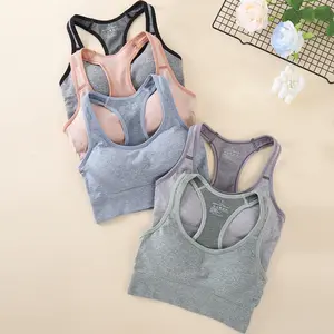 3 Pcs High Intensity Sports Bra Beauty Back Bra New Shock Resistant Sagging Yoga Gym Vest Bra Underwear
