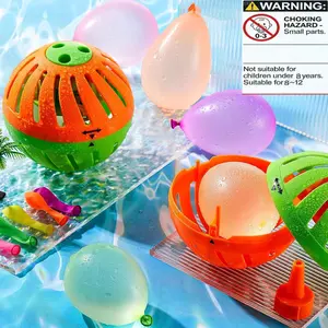 Water Timer Bomb Set with 100/200 Balloon Water Toys, Summer Outdoor Activity Game Prank Party Supplies Gift, 2pcs/4pcs